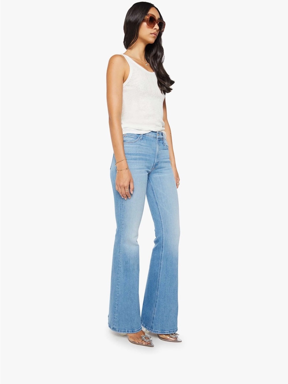 MOTHER Light Blue The Doozy Jeans